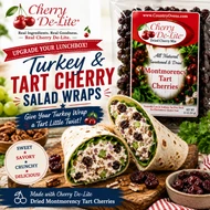 Cherry De-Lite Turkey & Tart Cherry Salad Wraps
