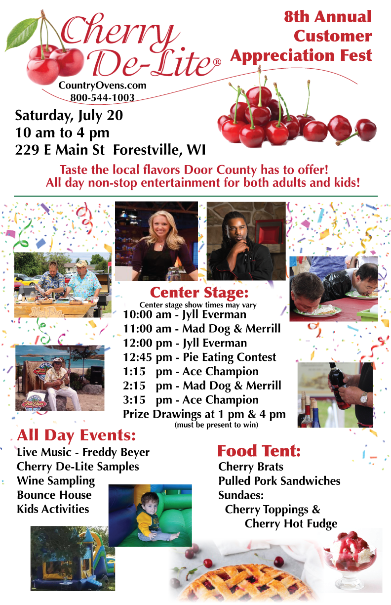 Cherry De Lite Annual Customer Appreciation Festival Schedule
