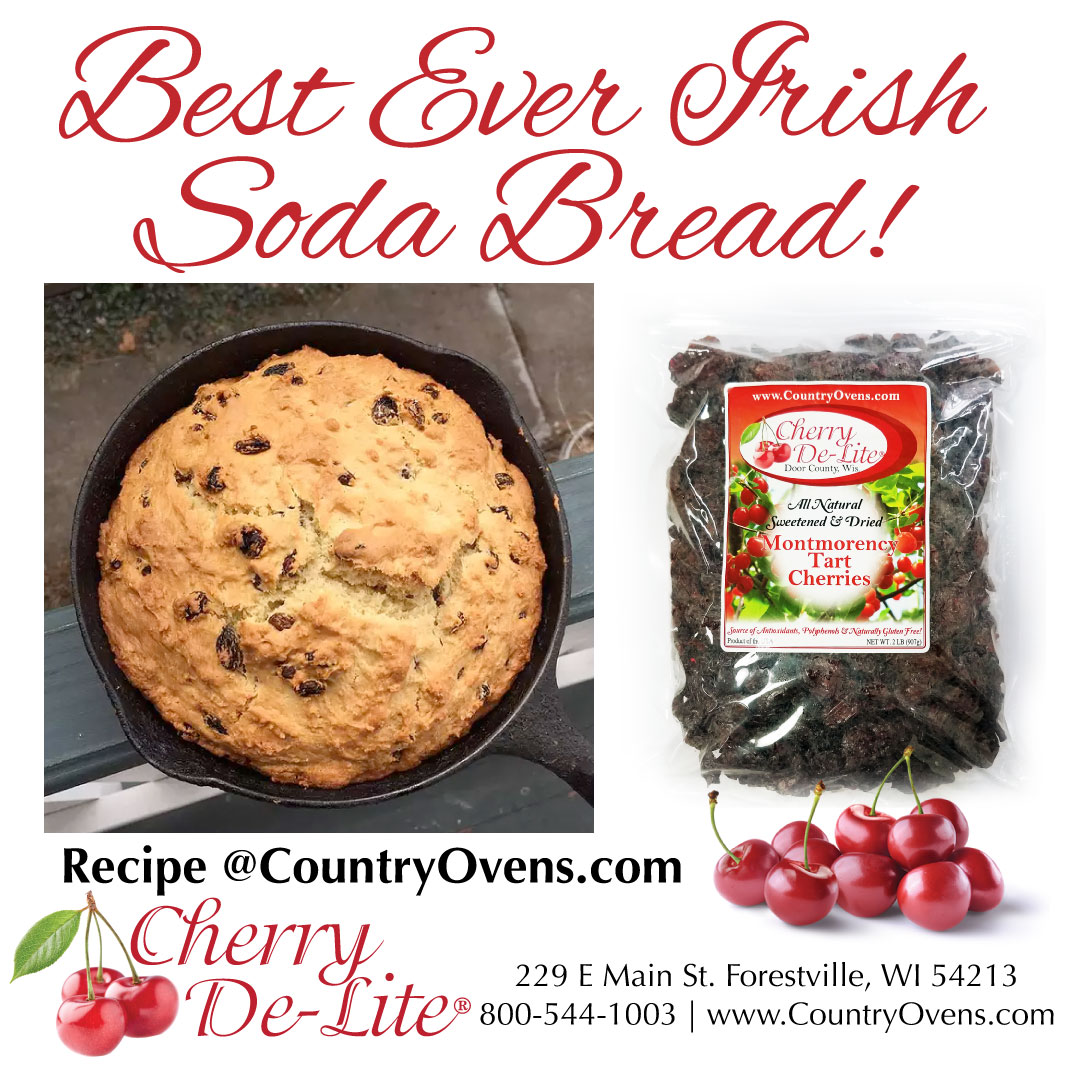 Irish Soda Bread with Dried Tart Cherries Tart Cherry Cherry De