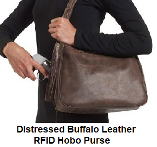 Distressed Buff Purse