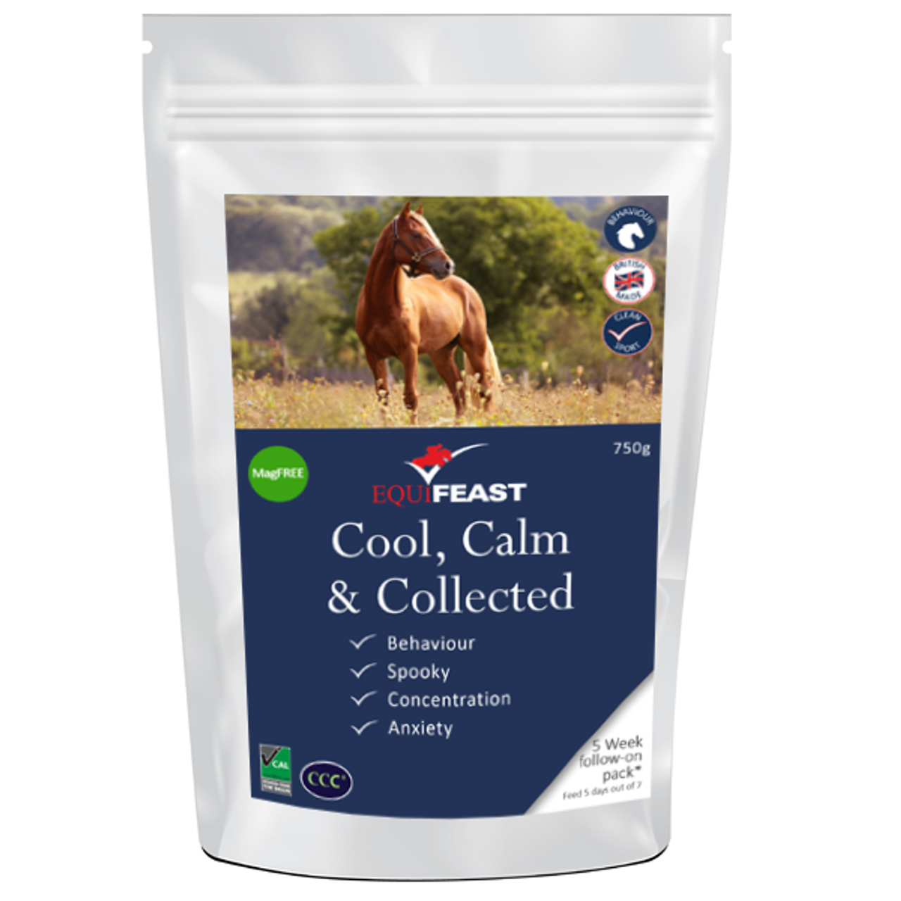 Cool, Calm & Collected FOLLOW ON Calcium horse calmer
