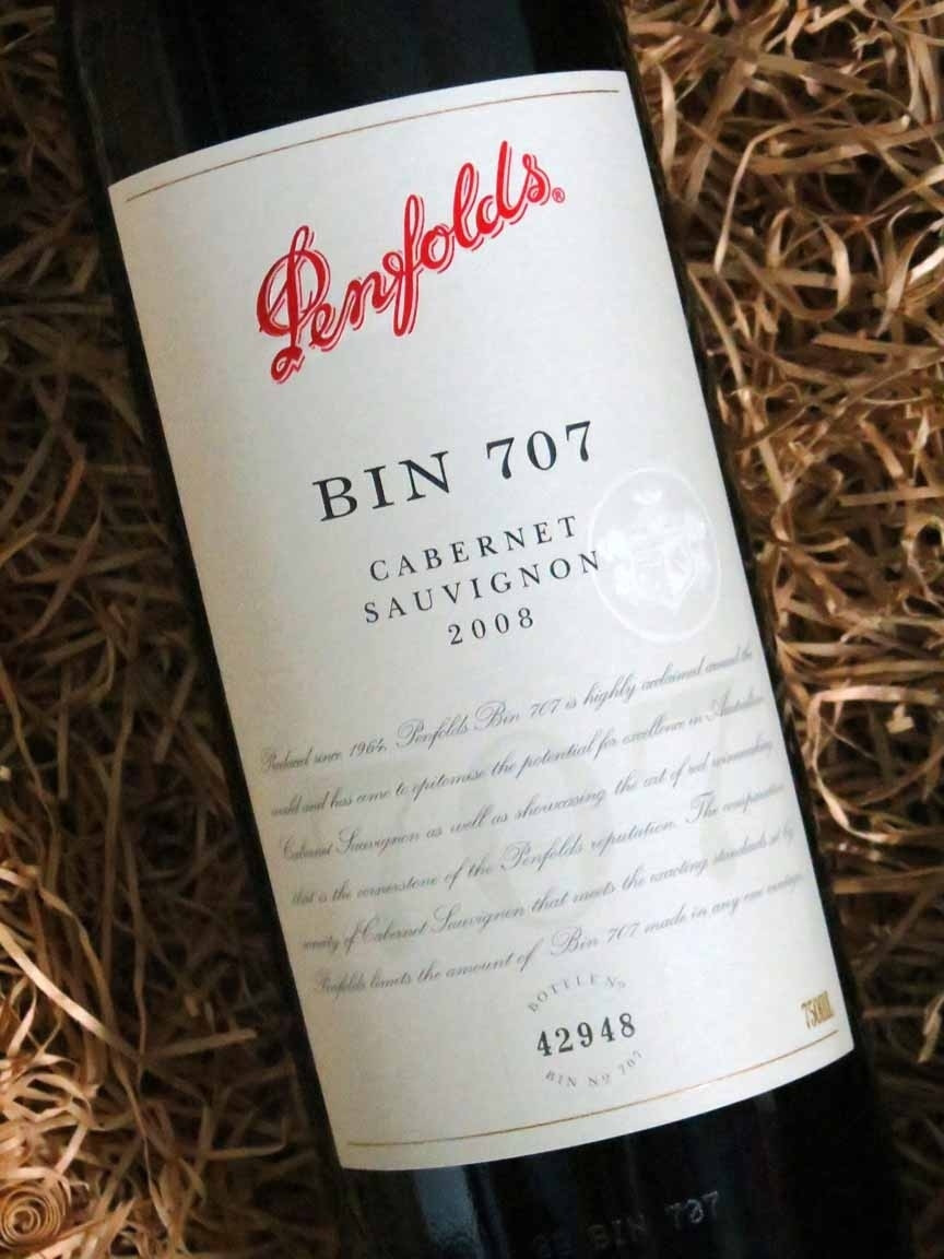 SOLD-OUT] Penfolds Bin 707 2008 (Minor Damaged Label) - Melbourne