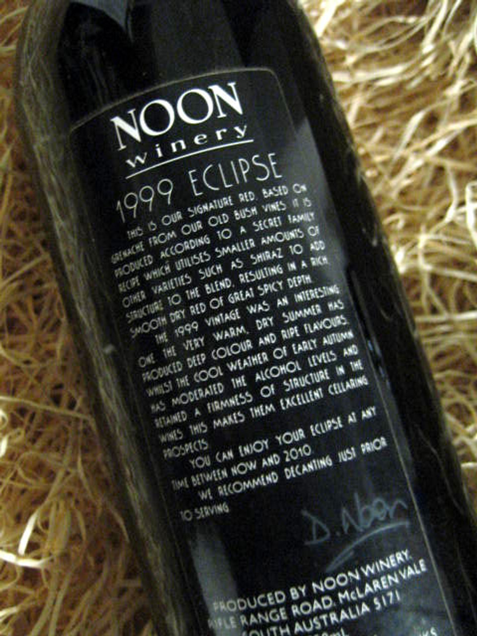NOON winery ECLIPSE 2005 - 飲料・酒