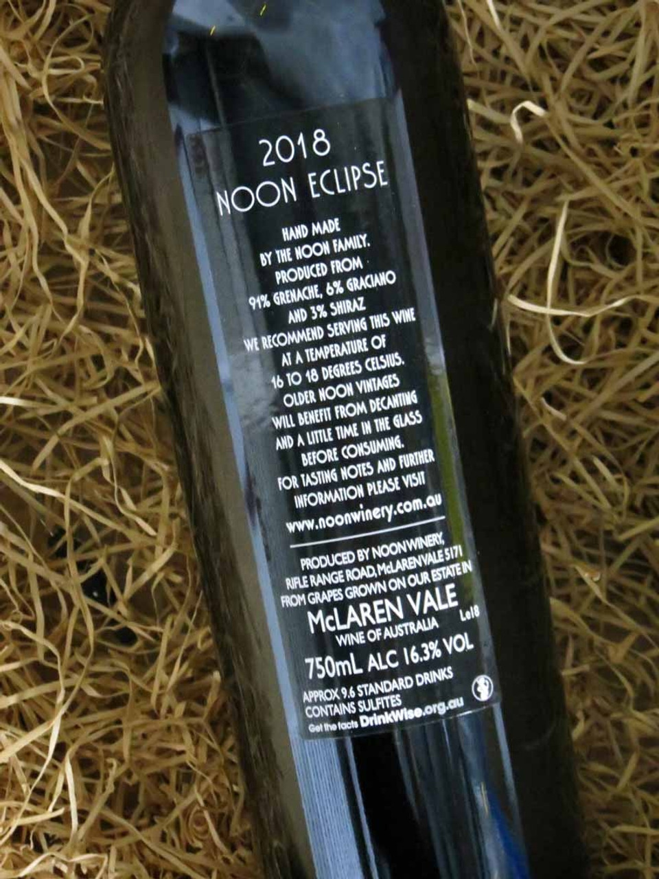 SOLD-OUT] Noon Winery Eclipse Grenache Shiraz 2018 - Melbourne