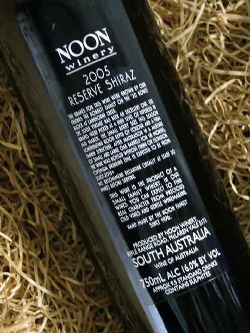 SOLD-OUT] Noon Winery Reserve Shiraz 2005 - Melbourne Wine House