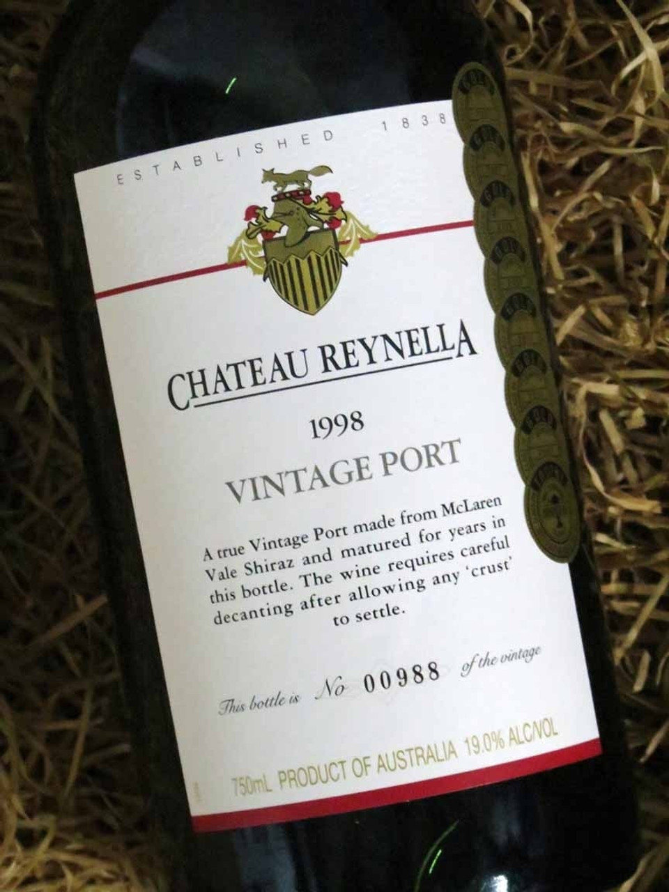 1997 Chateau Reynella Vintage Port - 酒