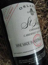 Orlando Jacobs Creek St Hugo Cabernet Sauvignon 1985 (Very High Shoulder Level)