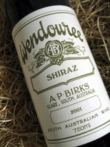 Wendouree Shiraz 2001