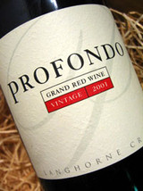 Casa Freschi Profondo Grand Road Shiraz 2001