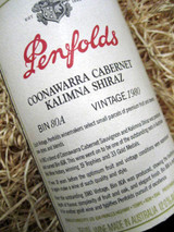 Penfolds Bin 80A Cabernet Shiraz 1980 (Base of Neck Level) (Damaged Label)