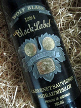 Wolf Blass Black Label 1984 (Minor Damaged Label) (Very High Shoulder Level)