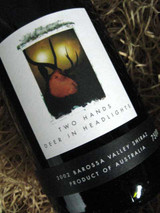 Two Hands Deer in Headlights Shiraz 2002 6L