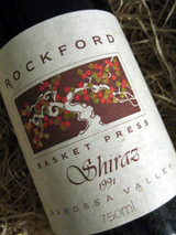 Rockford Basket Press Shiraz 1991 (Base of Neck Level) (Minor Damaged Label)