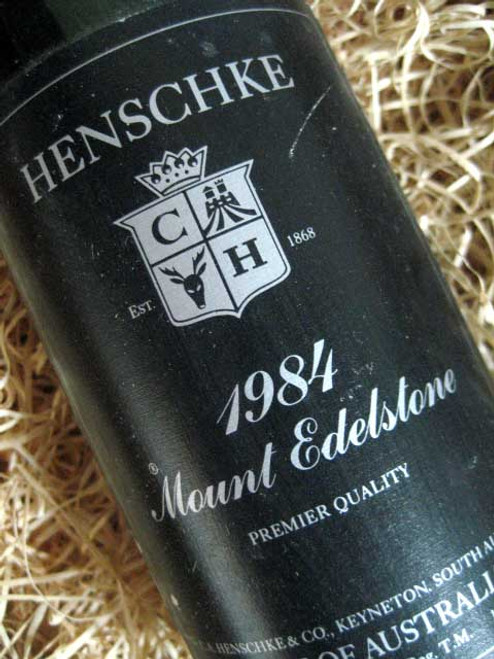 Henschke Mount Edelstone 1984 (Base of Neck Level) (Minor Damaged Label)