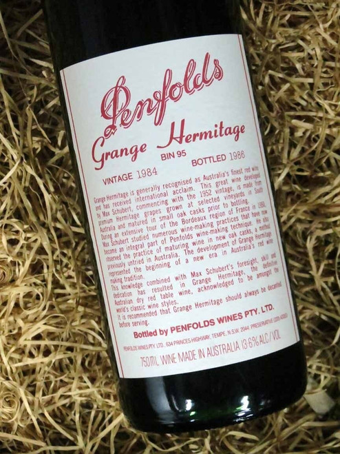 [SOLD-OUT] Penfolds Grange 1984 (Very High Shoulder Level)