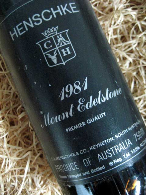 Henschke Mount Edelstone 1981 (Minor Damaged Label)