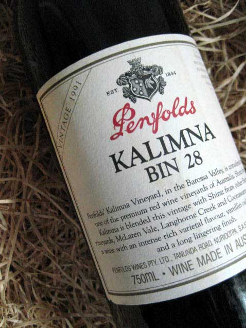 Penfolds Bin 28 1991 (Damaged Label)