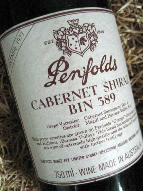 Penfolds Bin 389 1977 (Minor Damaged Label)