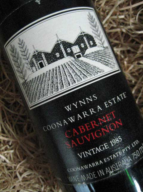 Wynns Black Label Cabernet Sauvignon 1985 (Base of Neck Level) (Minor Damaged Label)