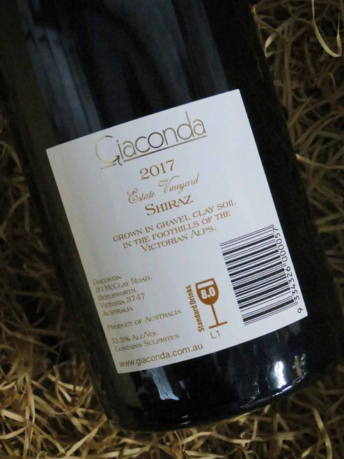 [SOLD-OUT] Giaconda Shiraz Estate Vineyard 2017