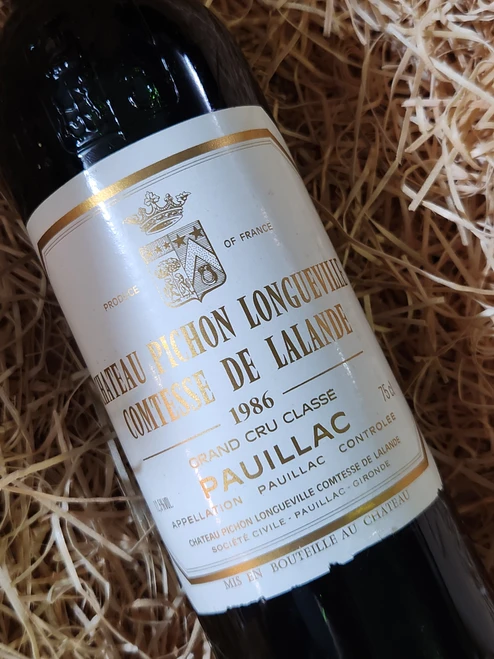 Chateau Pichon Longueville Comtesse De Lalande 1986