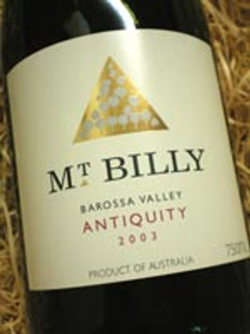 Mount Billy Antiquity Shiraz 2003