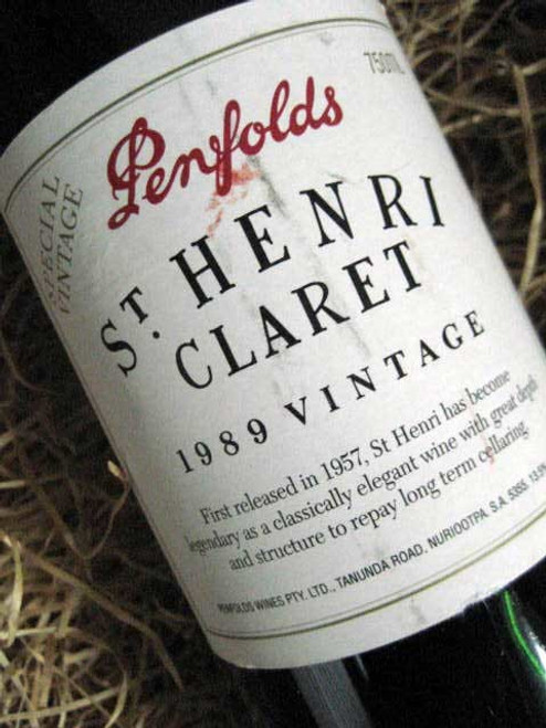 Penfolds St Henri 1989 (Minor Damaged Label)