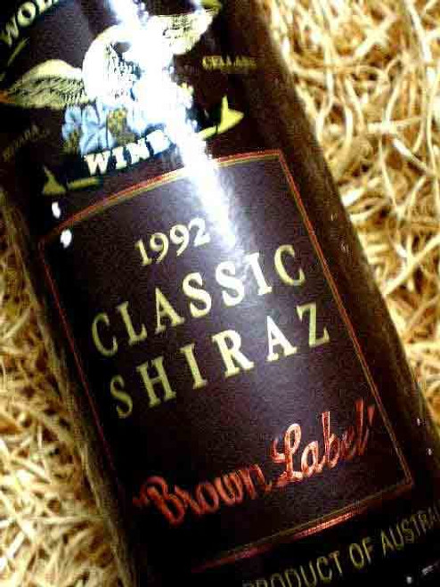 Wolf Blass Brown Label Shiraz 1992