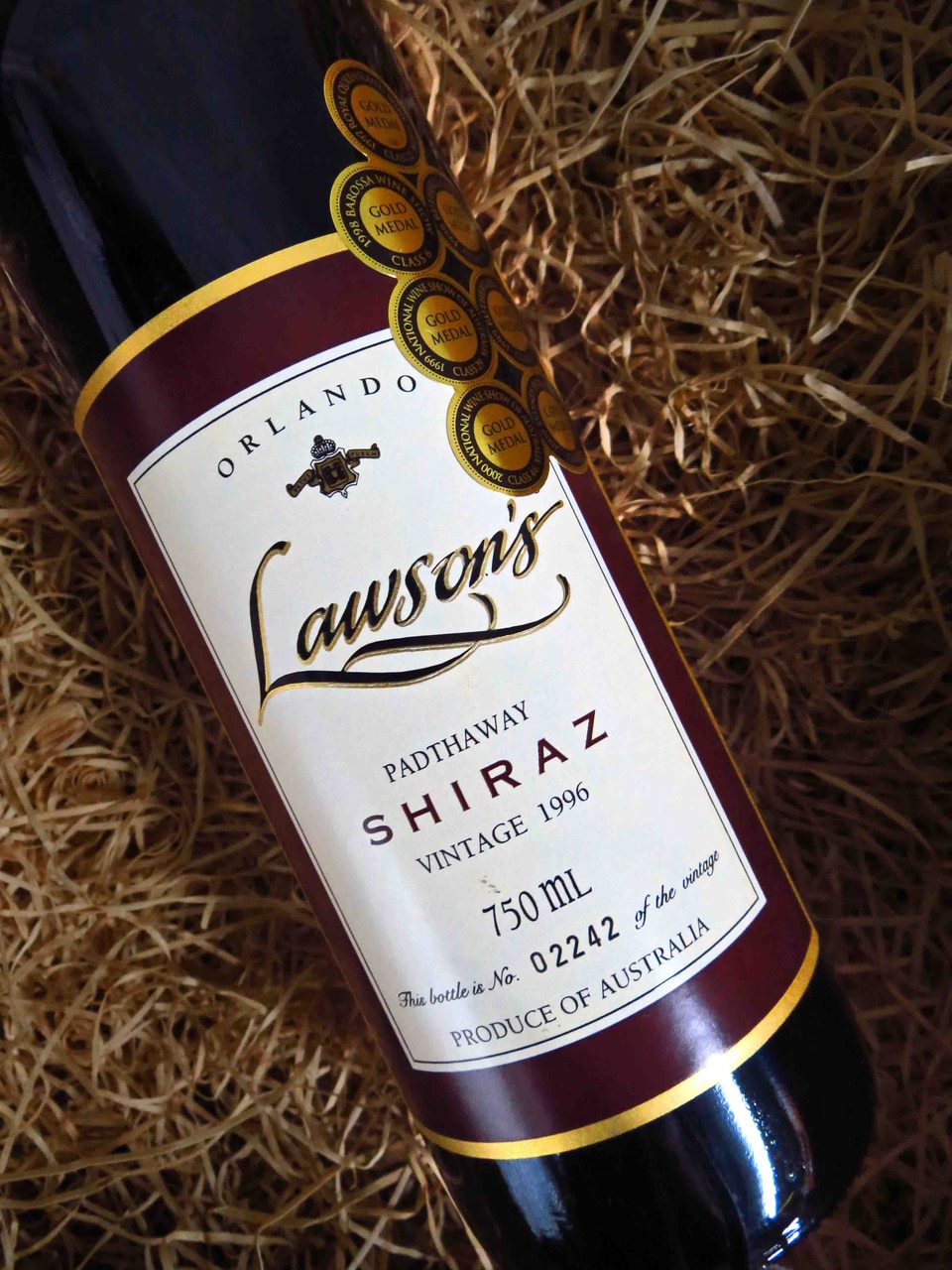 SOLD-OUT] Orlando Lawson's Shiraz 1996 - Melbourne Wine House