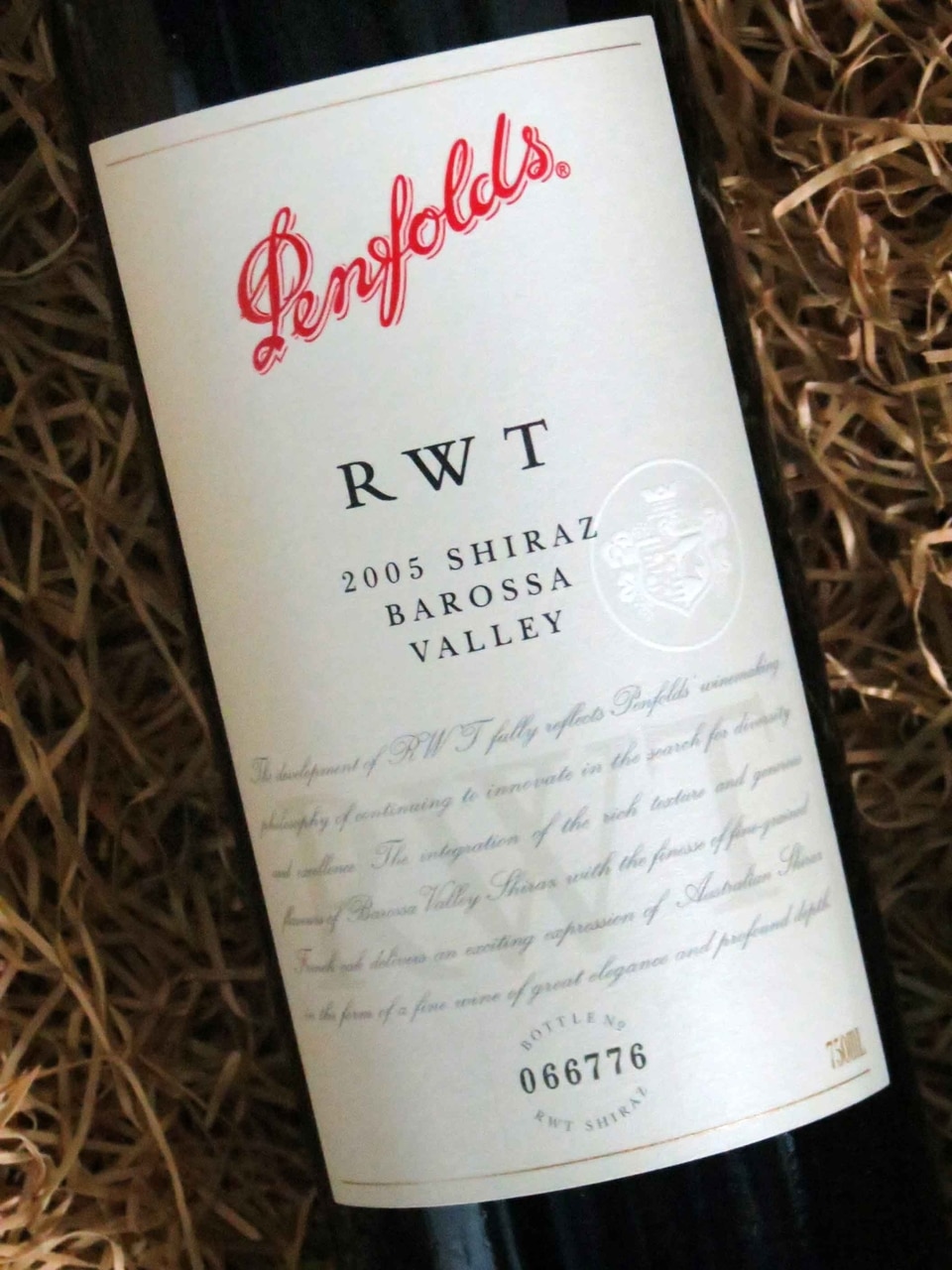 SOLD-OUT] Penfolds RWT 2005 - Melbourne Wine House