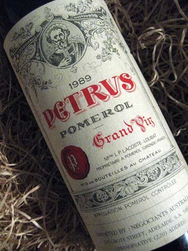 SOLD-OUT] Chateau Petrus 1989 - Melbourne Wine House