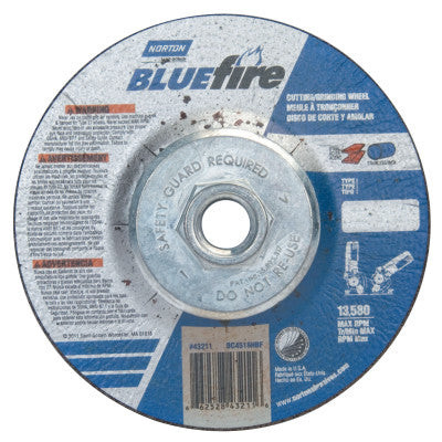 T27-4-1/2"X1/8"X5/8-11 NOR BLU F