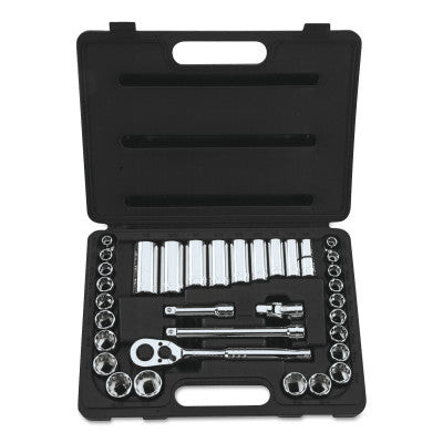 SET SKT 34 PC. 3/8" DR.