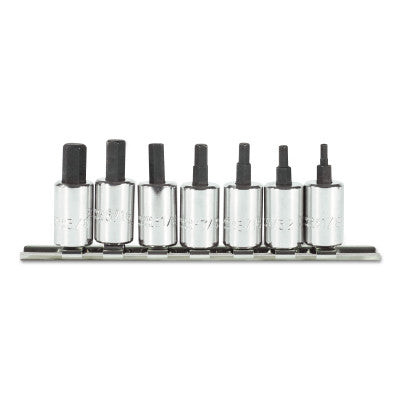 7PC 3/8DR HEX BIT SHORT
