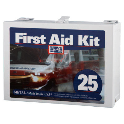 25 PERSON STEEL CONTRACTOR'S FIRST AID KIT