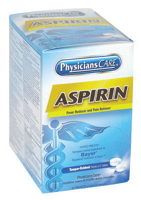 PHYSICIANSCARE ASPIRIN-BX=50 PACKETS  EA=BX