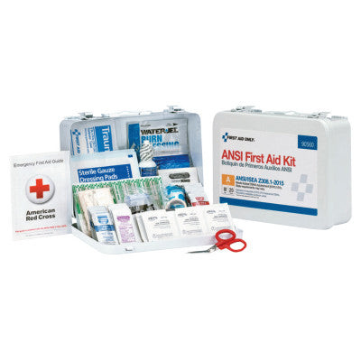 25 PERSON FIRST AID KIT ANSI A   METAL CASE