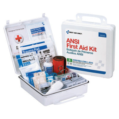 50 PERSON FIRST AID KIT ANSI B  PLASTIC CASE