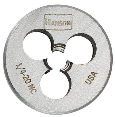 DIE 3/8-16 1 ADJ RD HANSON ROUND
