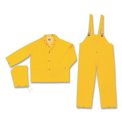 CLASSIC- .35MM- PVC/POLYESTER- SUIT- 3 PC YELLOW