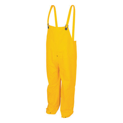 CLASSIC .35MM PVC/POLY BIB OVERALL W/FLY YELLOW