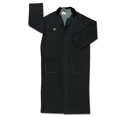 CLAS PLUS .35MM PVC/POLYFLM RESIS RIDERCOAT BLK