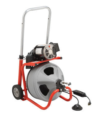 K-400 DRAIN CLEANING MACHINE W/ 1/2"X75' CABLE