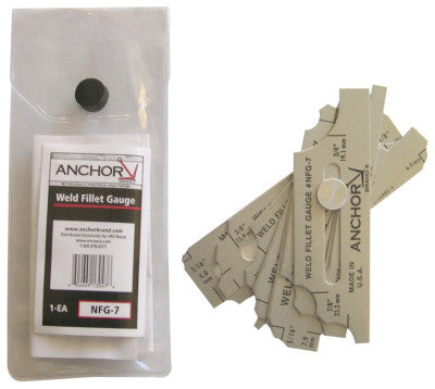 ANCHOR NFG-7 WELD FILLETGAUGE SET