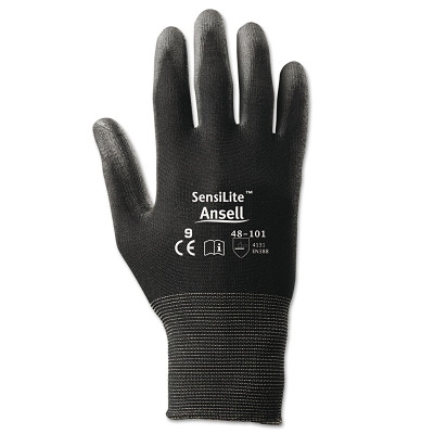 HYFLEX 48-101 BLACK NYLON LINED SZ 7