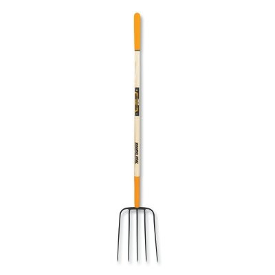 FORK LH MANURE 5T-OVAL FGD WOOD HDL