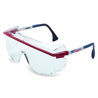 UVEX ASTRO OTG SAFETY SPECTACLE PATRIOT RWB