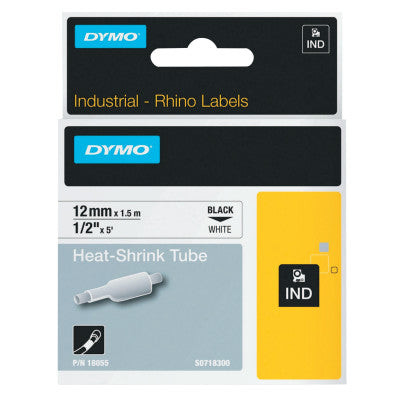 RHINO 1/2" WHITE HEAT SHRINK TUBES