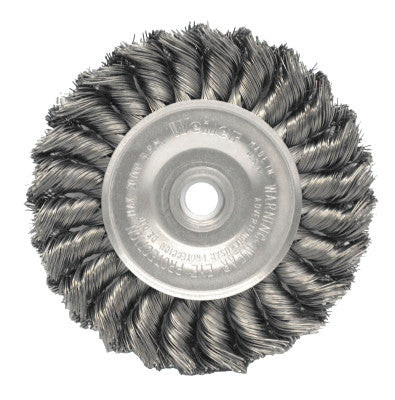 4"STD TWIST KNOT WIRE WHL .0118"STL 1/2"3/8"