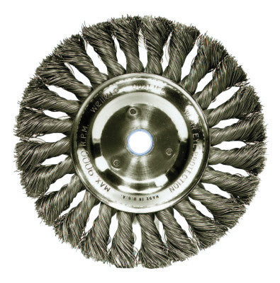 6"STD TWIST KNOT WIRE WHL .014"STL FILL 5/8"1/2"